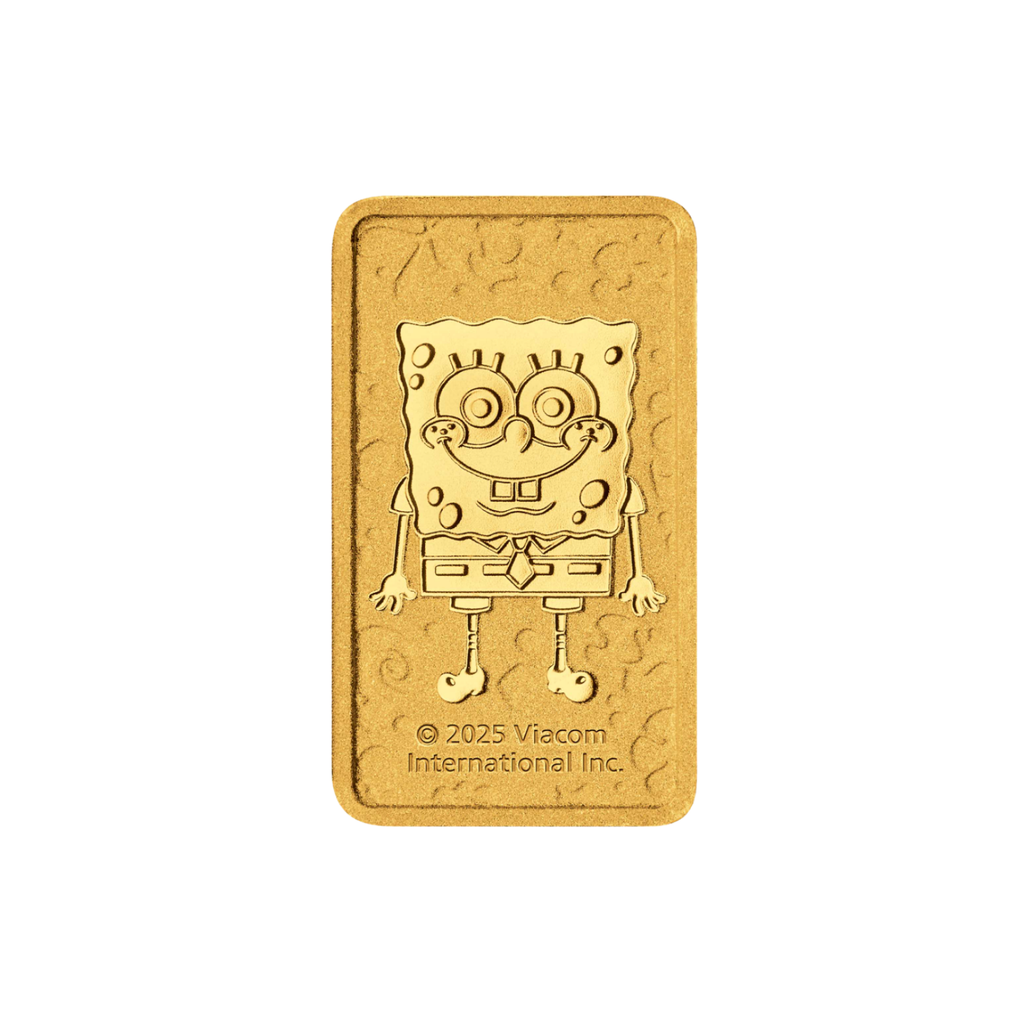 SpongeBob SquarePants 1g Gold Bar