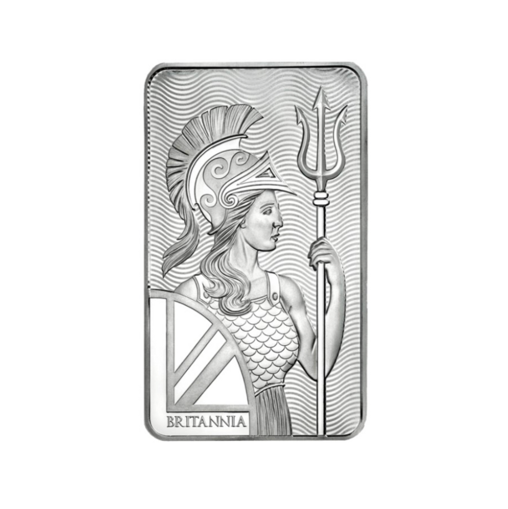 10oz Britannia Minted Silver Bar (Brand New)