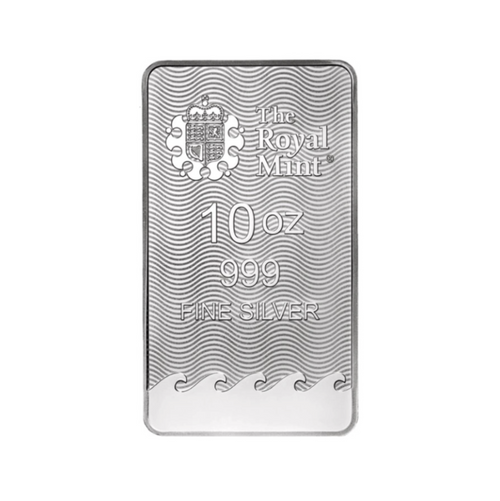 10oz Britannia Minted Silver Bar (Brand New)